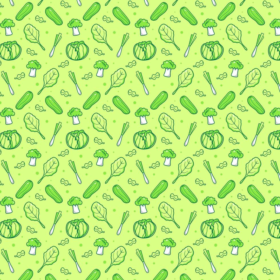 Vegetables Background Pattern vector