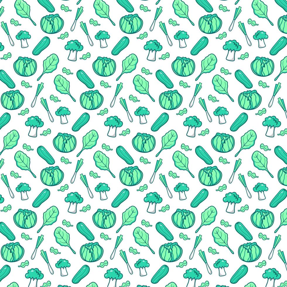 Vegetables Background Pattern vector