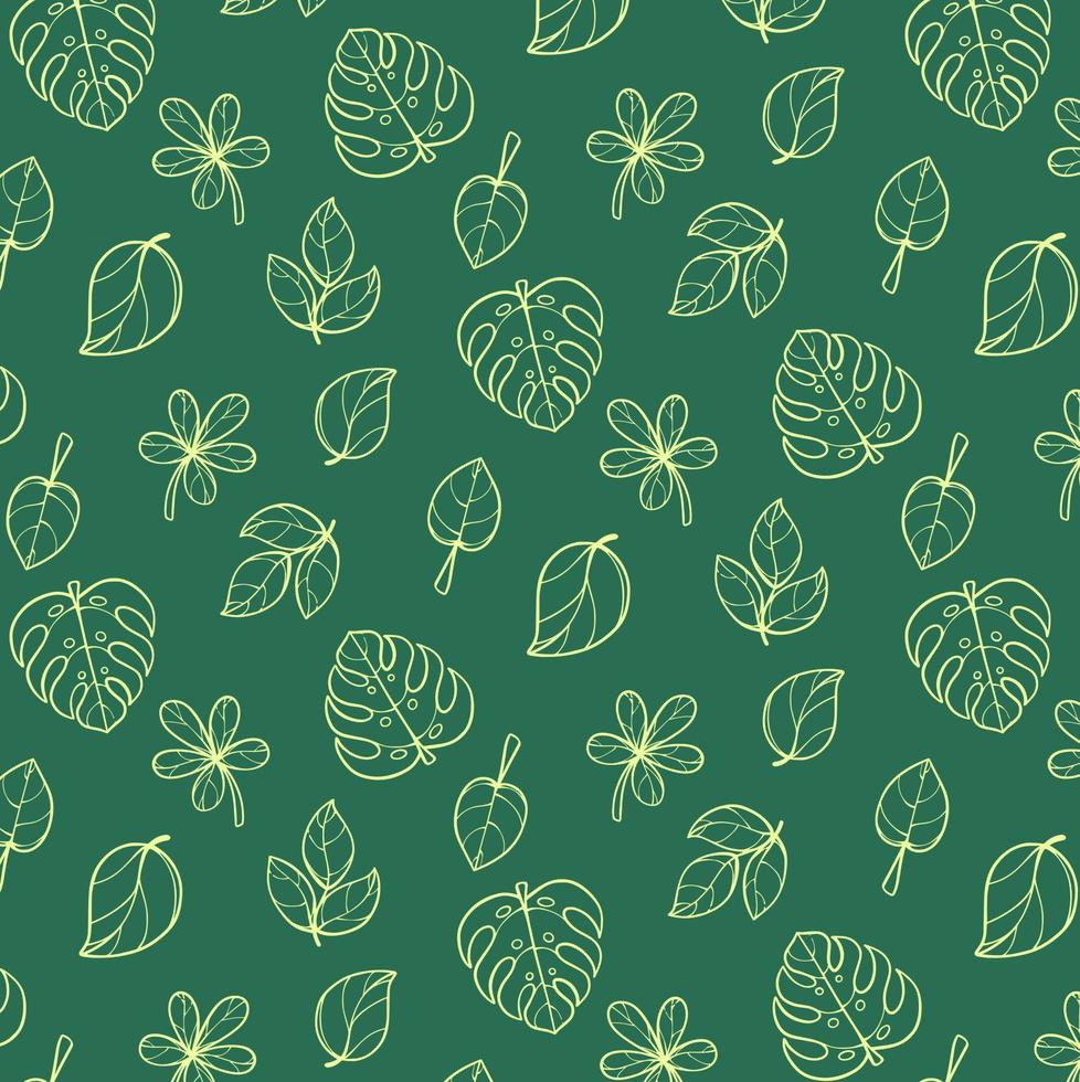 Leaf Background Pattern vector