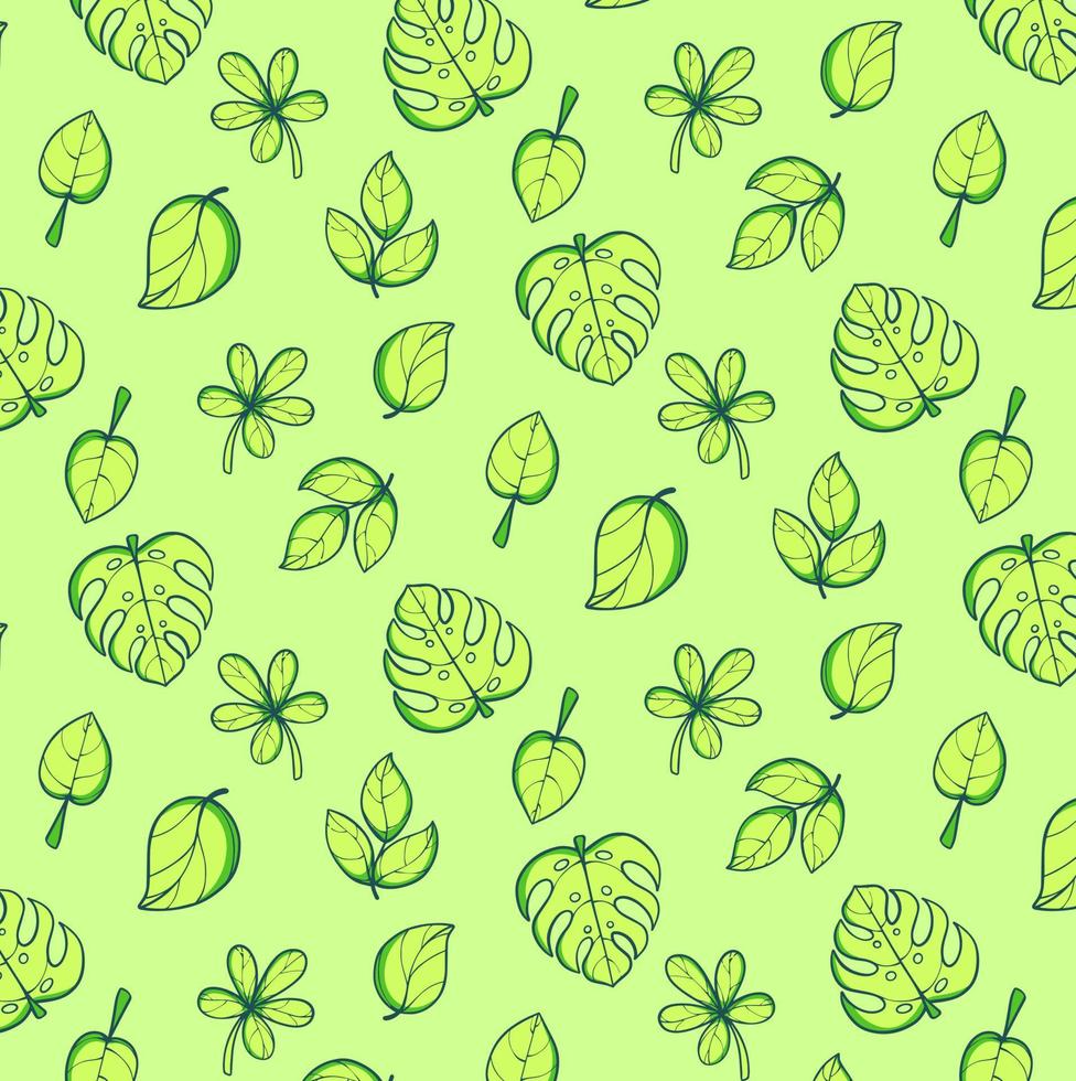 Leaf Background Pattern vector