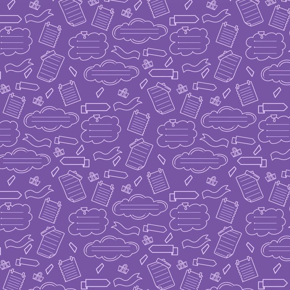Bullet Journal Pattern Background vector