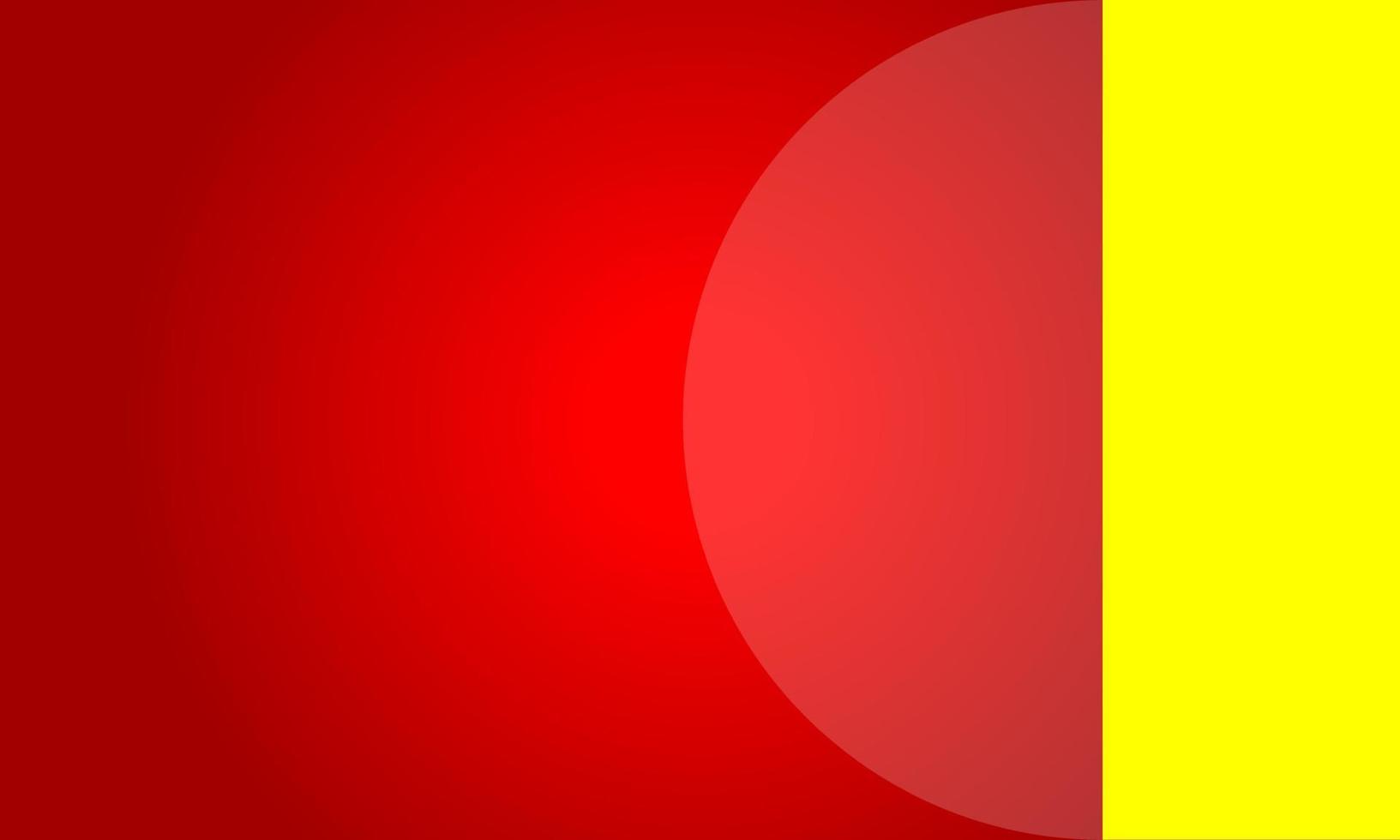 Yellow and red abstract shape with minimal background 7201564 Vector