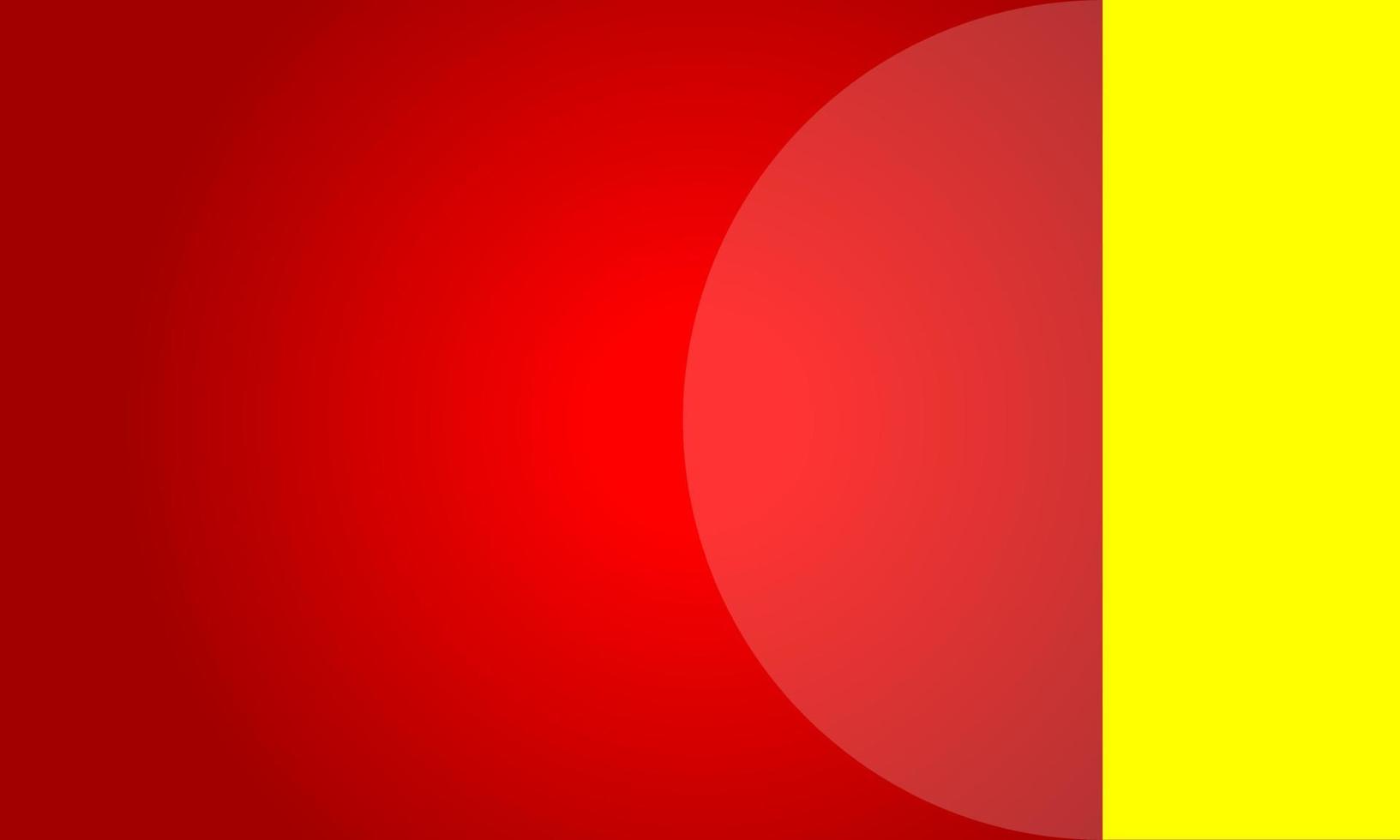 forma abstracta amarilla y roja con fondo mínimo vector