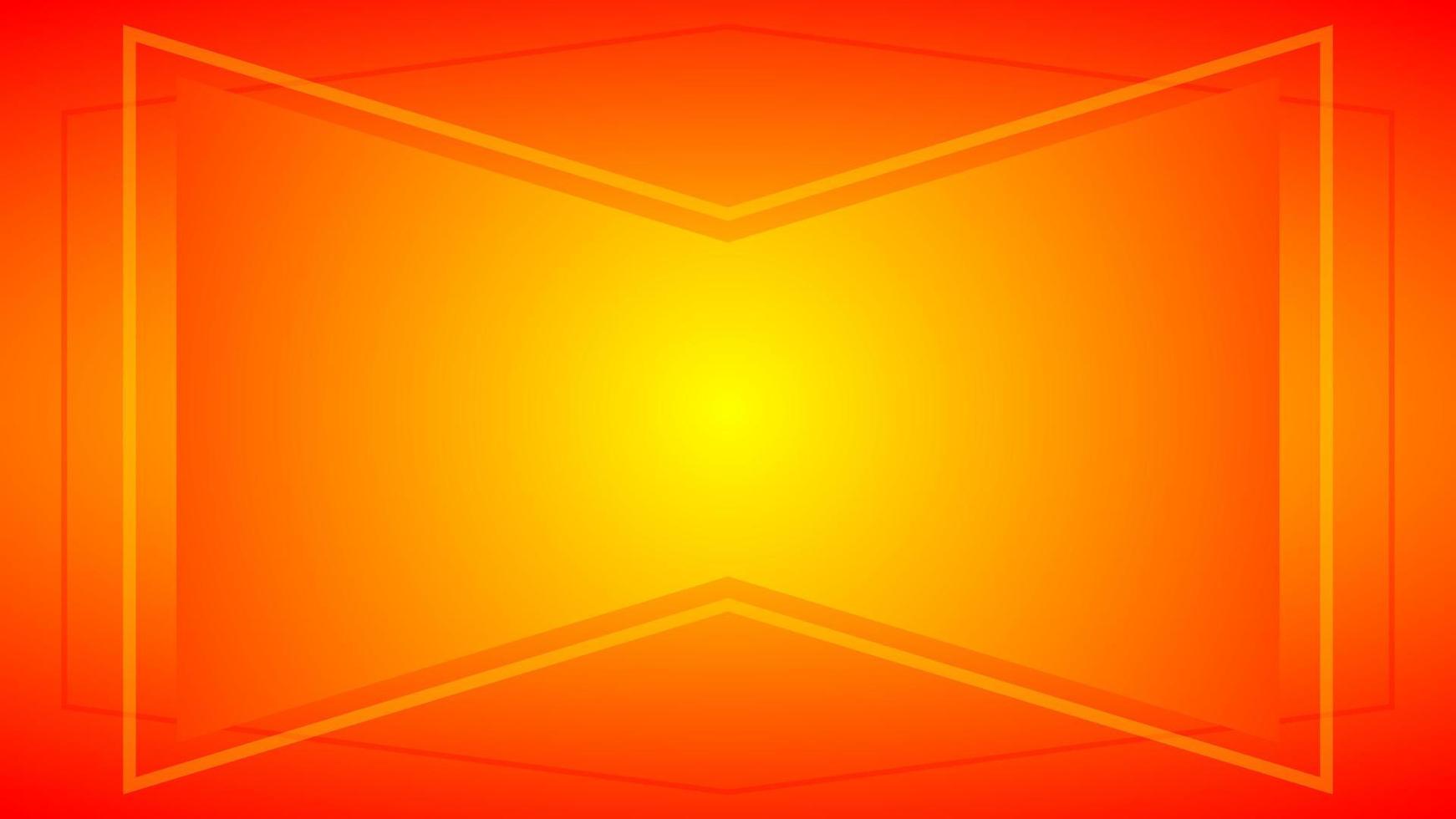 Abstract yellow and orange modern background vector
