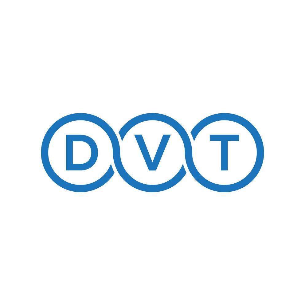 diseño del logotipo de la letra dvt sobre fondo negro.concepto del logotipo de la letra de las iniciales creativas dvt.diseño de la carta vectorial dvt. vector