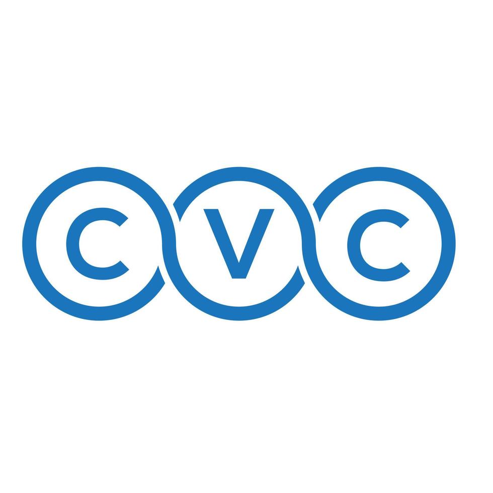 CVC letter logo design on black background.CVC creative initials letter logo concept.CVC vector letter design.