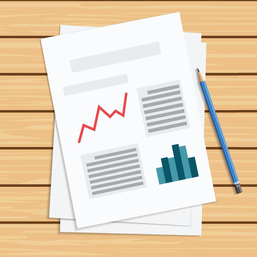 Analysis of statistical data. Research optimization financial infographic, business analytics illustration vector