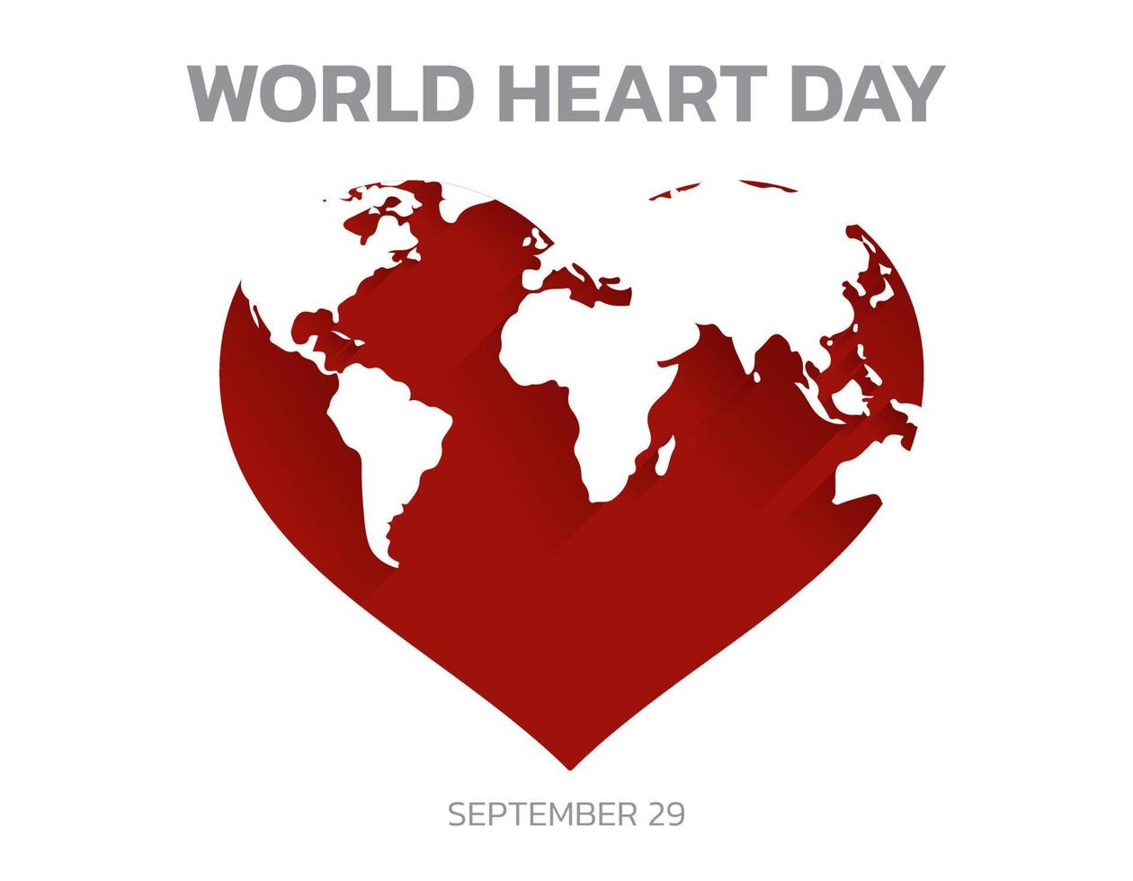 Vector Illustration, Poster Or Banner for World Heart Day.