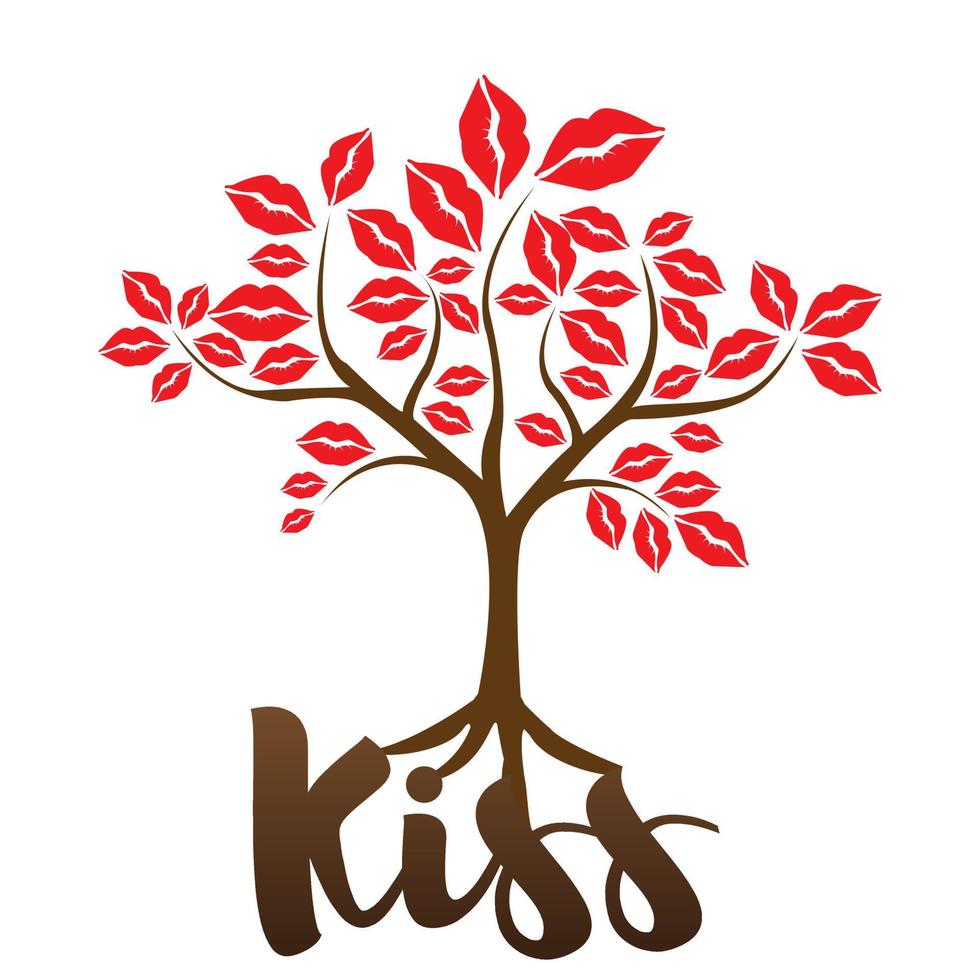 World Kissing Day. vector