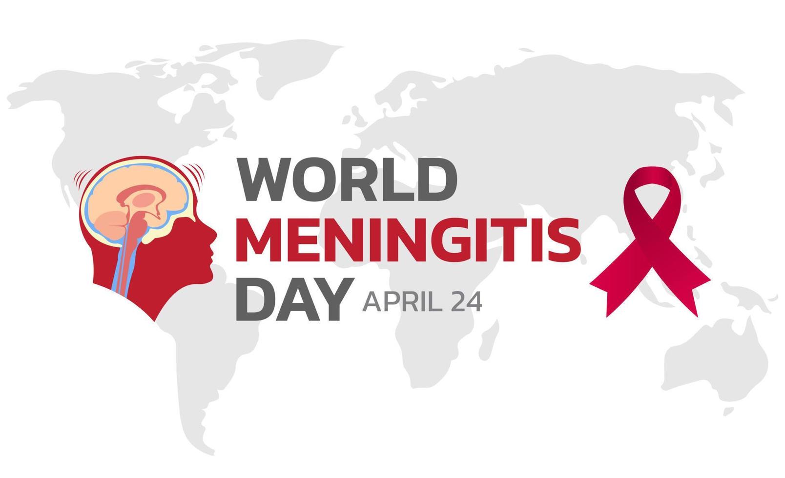 Vector illustration on the theme of World Meningitis Day