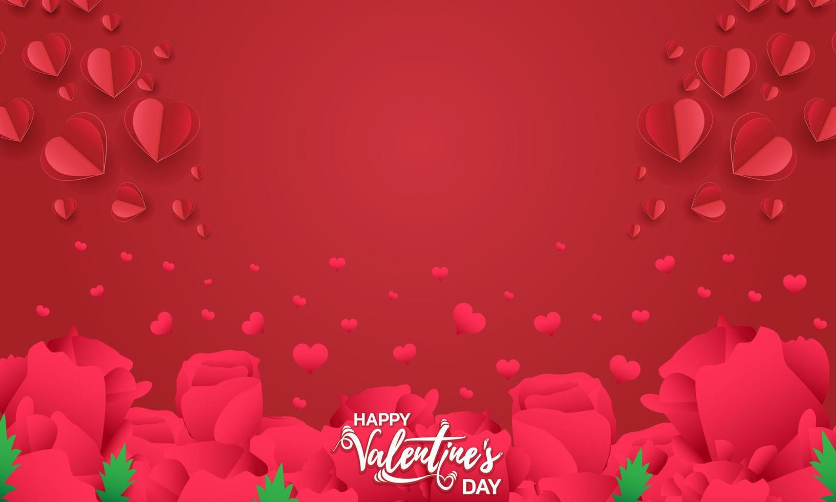 feliz día de san valentín ilustración vectorial vector