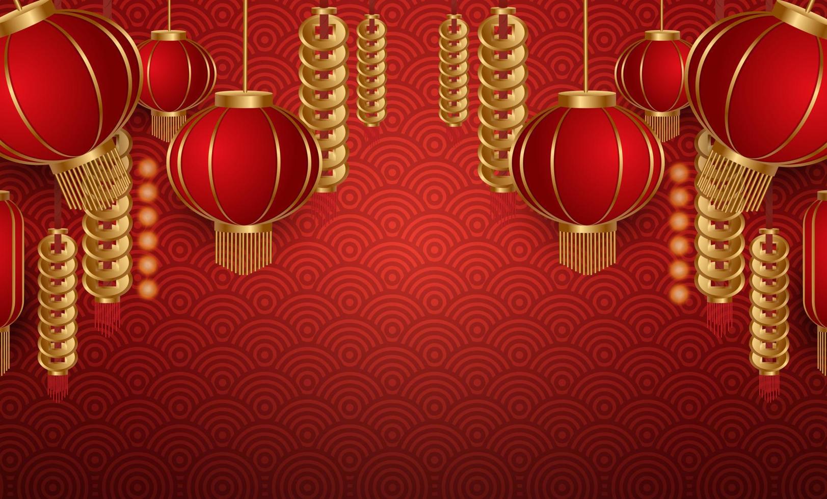 Podium and background for  Chinese new year,Chinese Festivals,  Mid Autumn Festival , flower and asian elements on background. vector