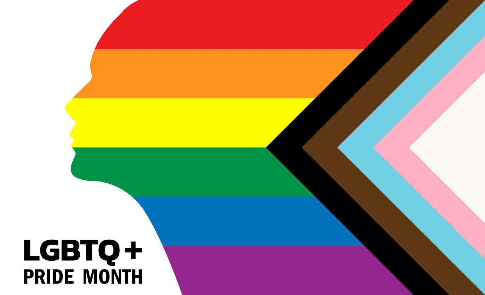 Happy Pride Day concept for LGBTQ community. vector