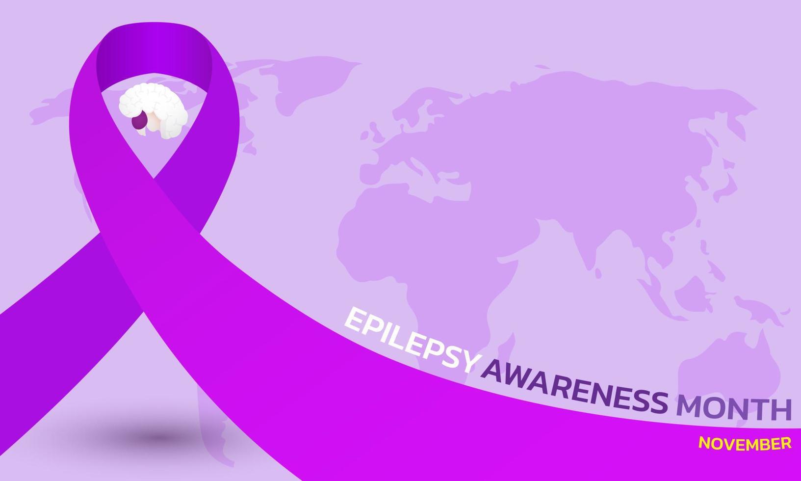 National Epilepsy Awareness Month. vector