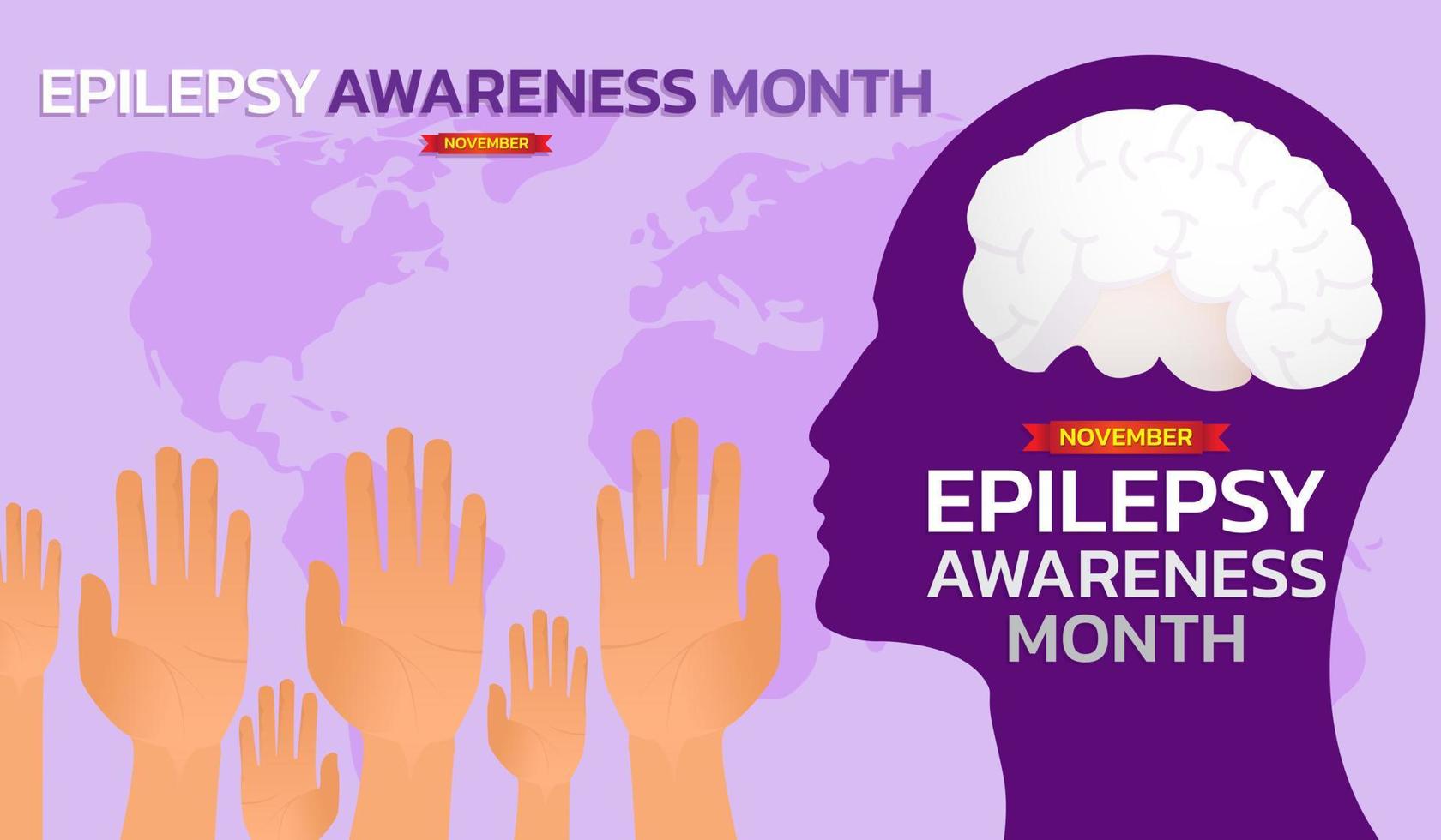 National Epilepsy Awareness Month. 7203119 Vector Art at Vecteezy
