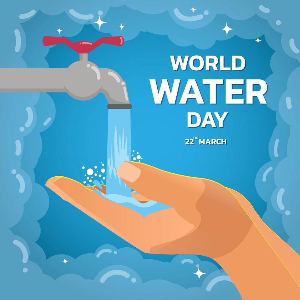 world water day vector