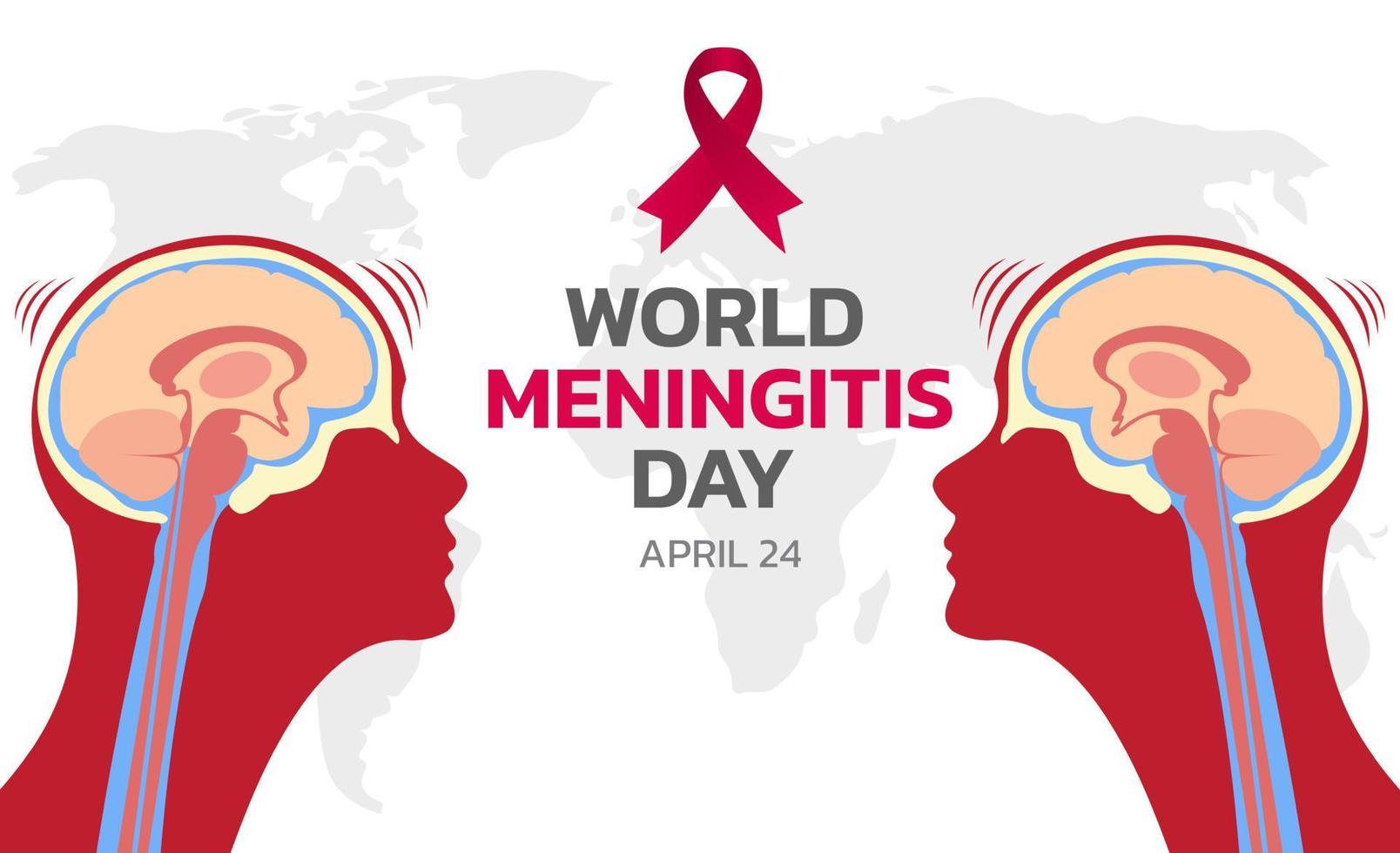 Vector illustration on the theme of World Meningitis Day