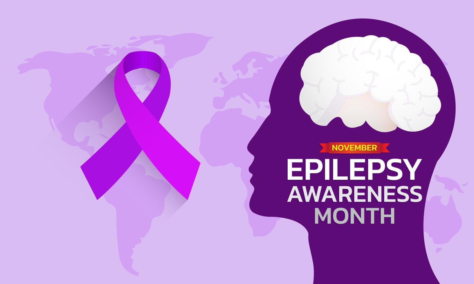 National Epilepsy Awareness Month. vector