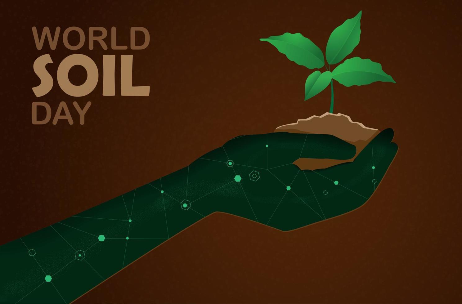 World Soil Day Design Vector Illustration for Poster Background and Banner Design