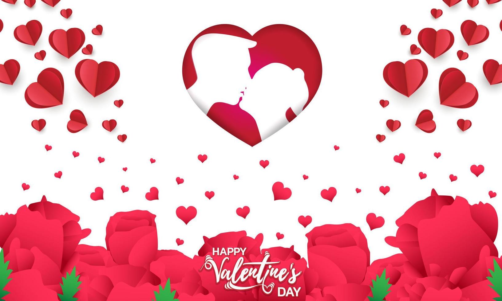 Happy Valentines Day.Vector Illustration vector