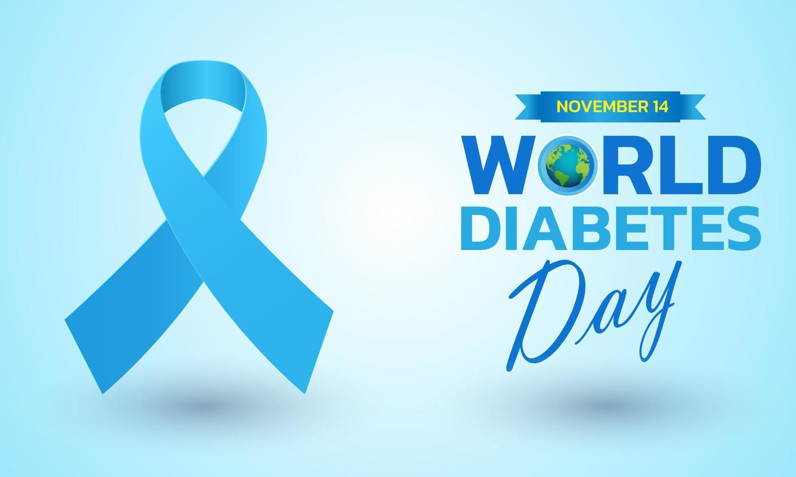 día mundial de la diabetes. vector