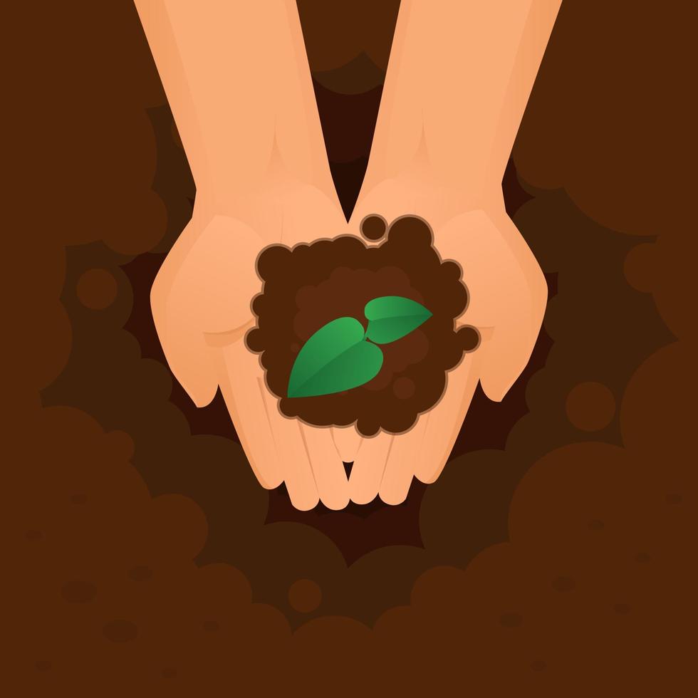 World Soil Day Design Vector Illustration for Poster Background and Banner Design