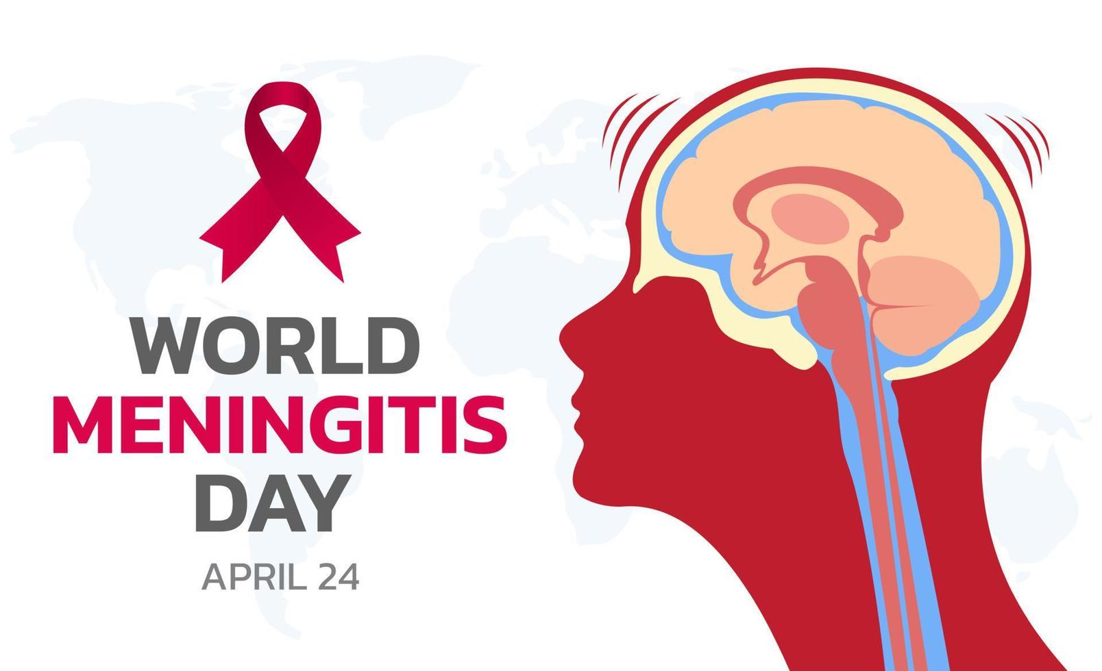 Vector illustration on the theme of World Meningitis Day