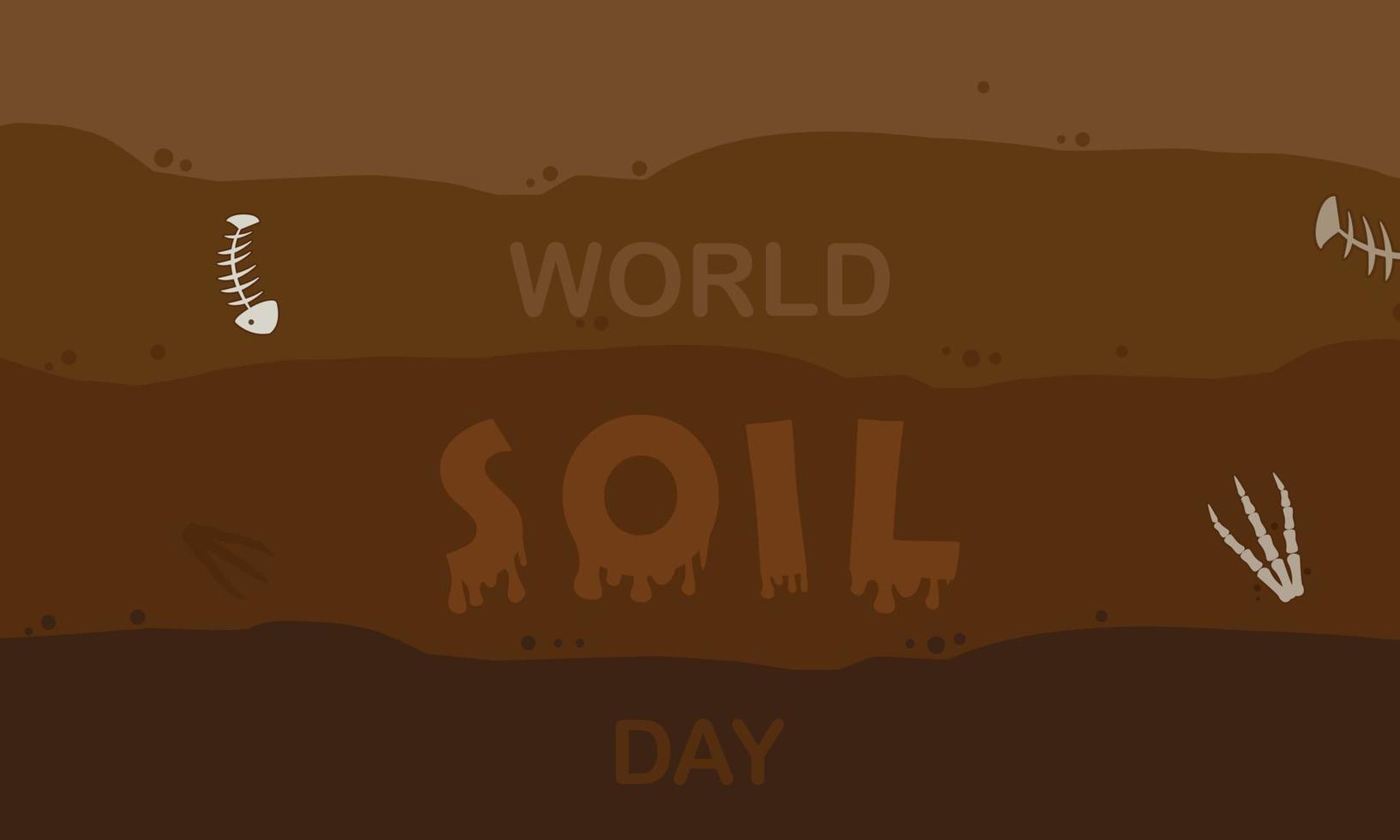 World Soil Day Design Vector Illustration for Poster Background and Banner Design