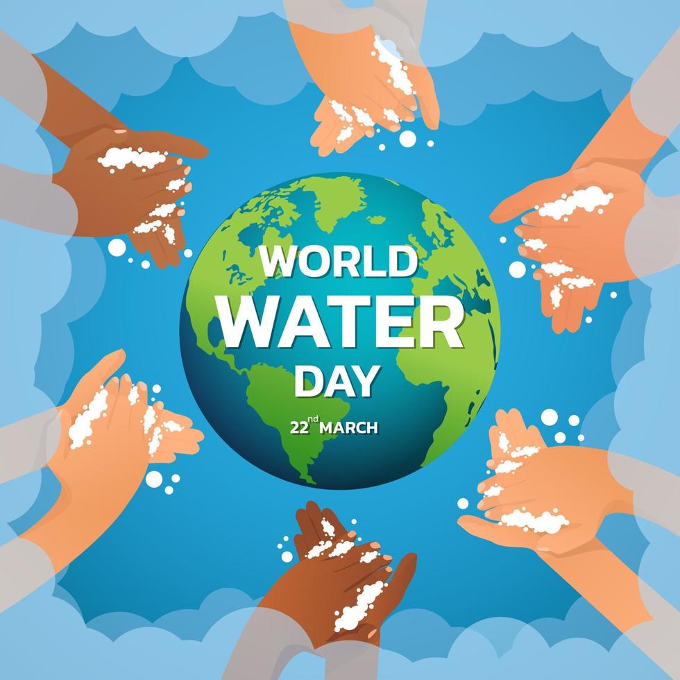 world water day vector