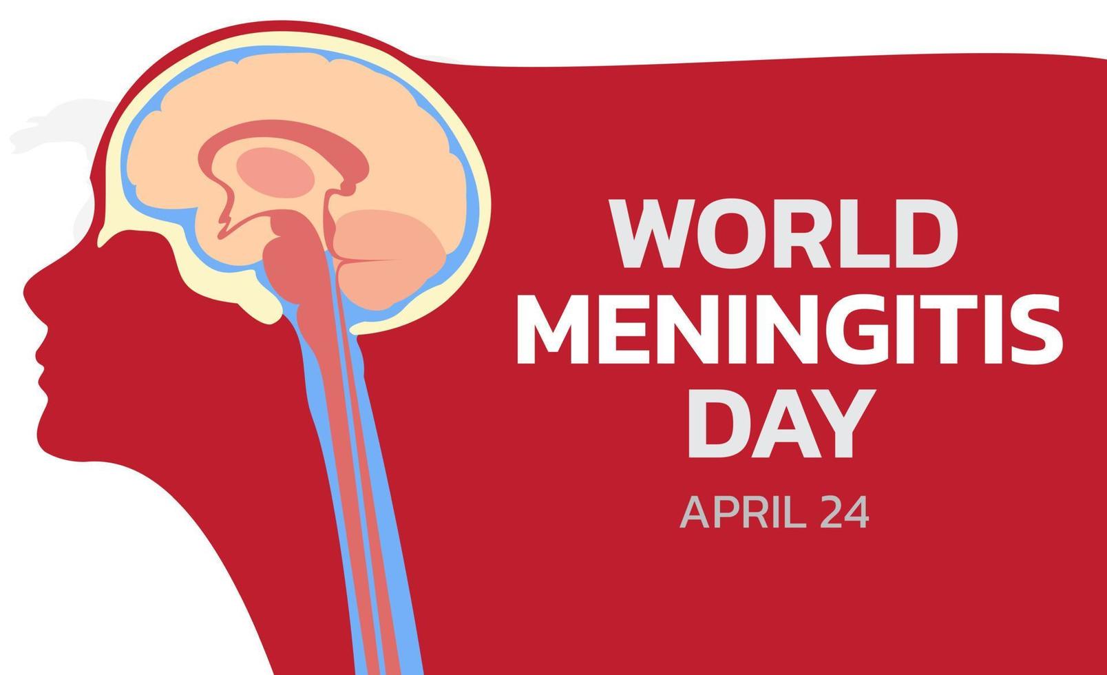 Vector illustration on the theme of World Meningitis Day