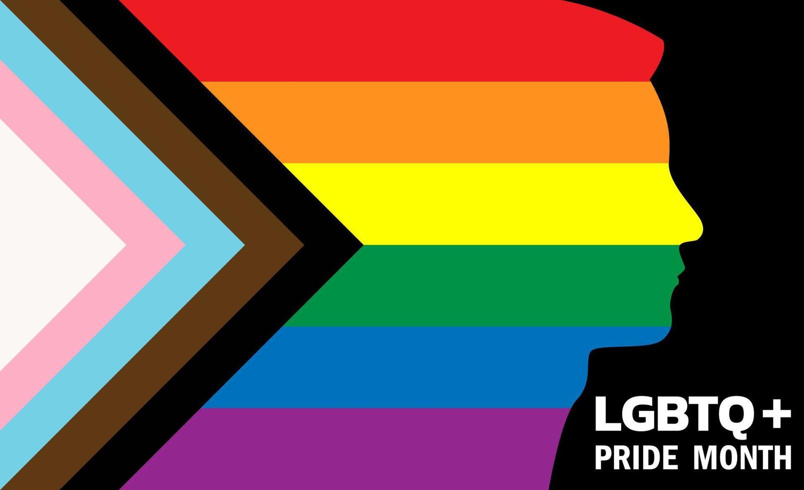 Happy Pride Day concept for LGBTQ community. vector