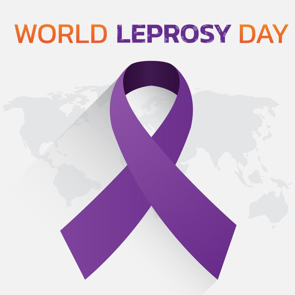 Vector illustration on the theme of World Leprosy Day
