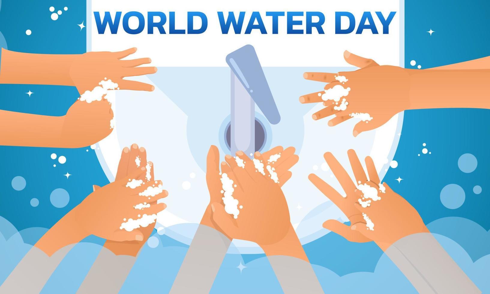 world water day vector