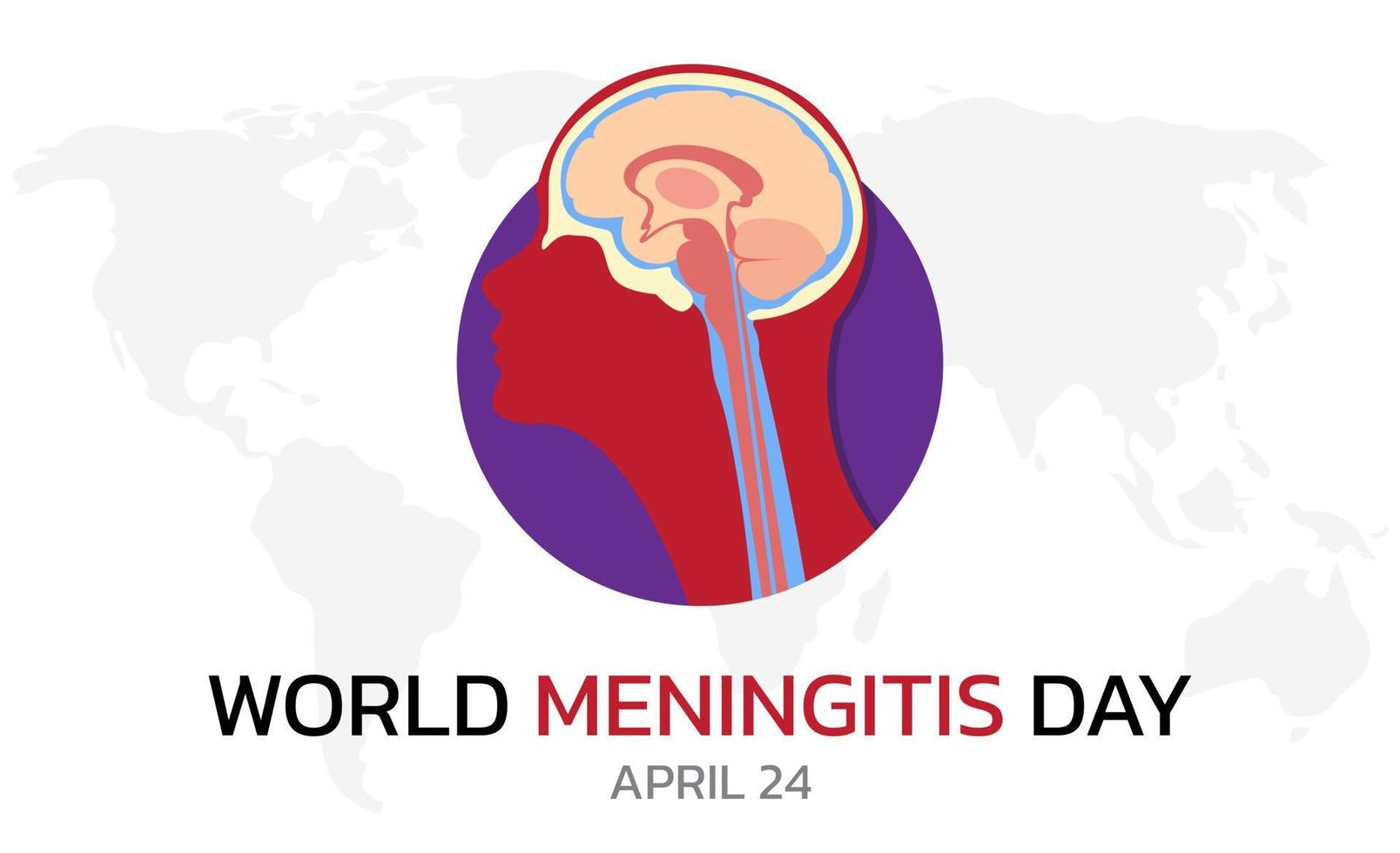 Vector illustration on the theme of World Meningitis Day