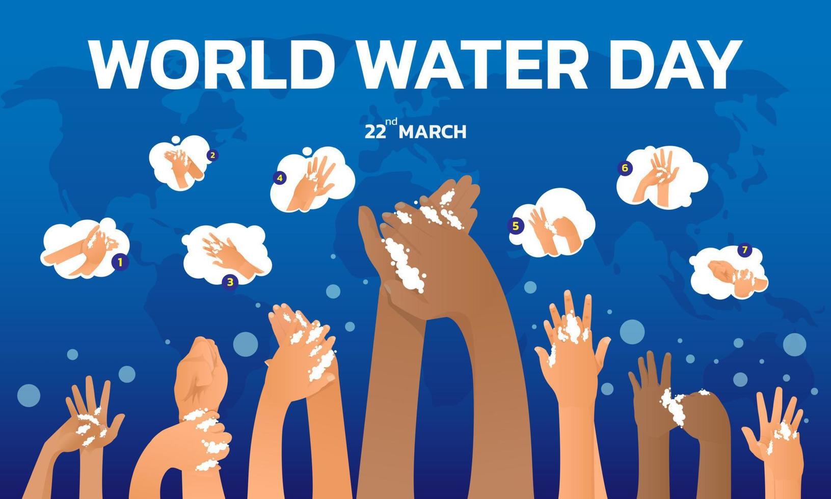 world water day vector