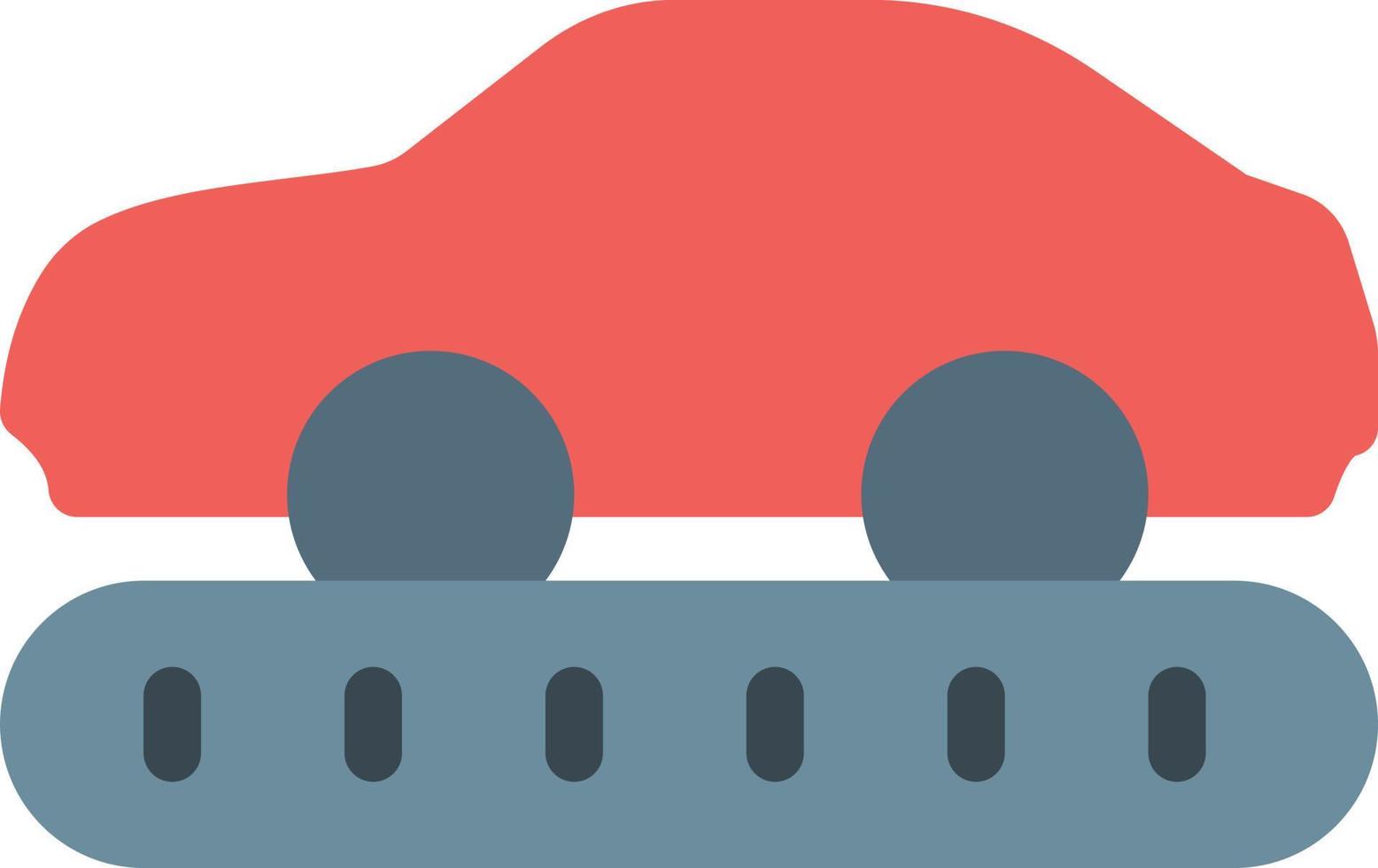 Ilustración de vector de coche transportador sobre un fondo. Símbolos de calidad premium. Iconos vectoriales para concepto y diseño gráfico.