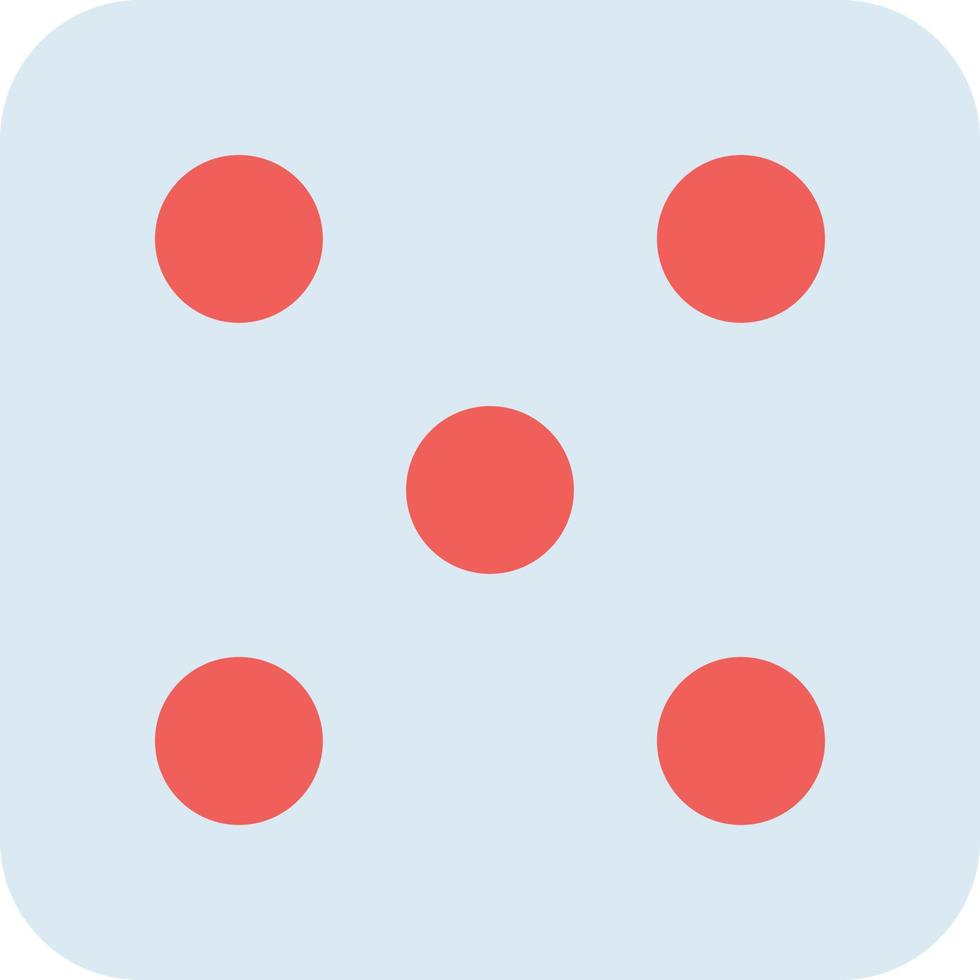 dice vector illustration on a background.Premium quality symbols. vector icons for concept and graphic design.