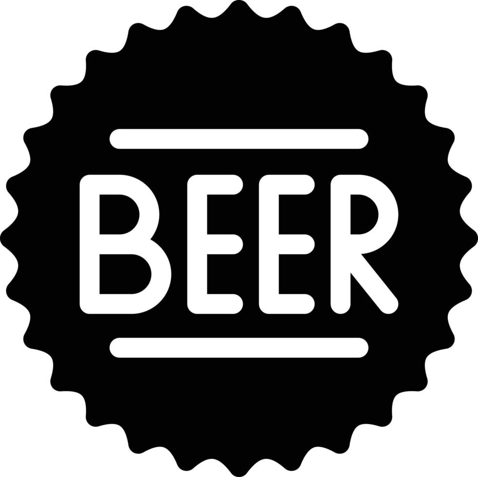 Ilustración de vector de cerveza en un fondo. Símbolos de calidad premium. iconos vectoriales para concepto y diseño gráfico.