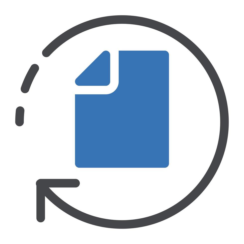 file reload vector illustration on a background.Premium quality symbols.vector icons for concept and graphic design.