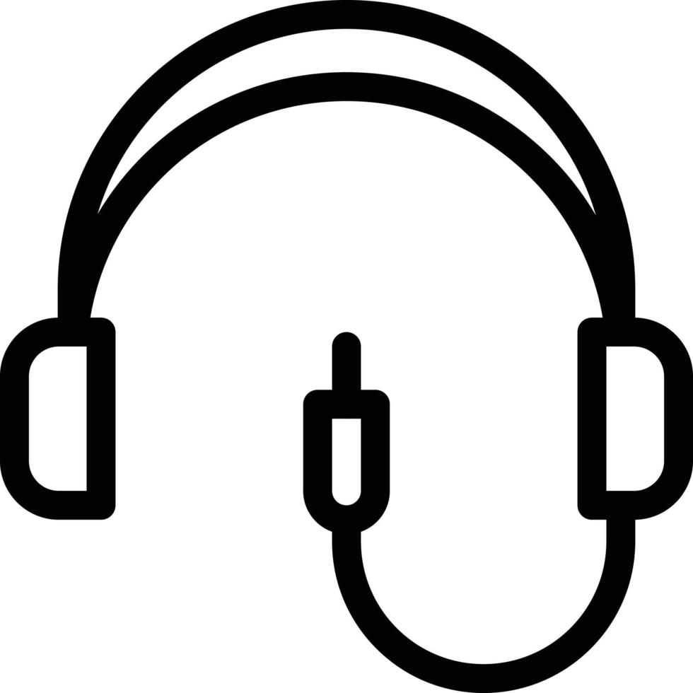 Ilustración de vector de auriculares en un fondo. Símbolos de calidad premium. iconos vectoriales para concepto y diseño gráfico.