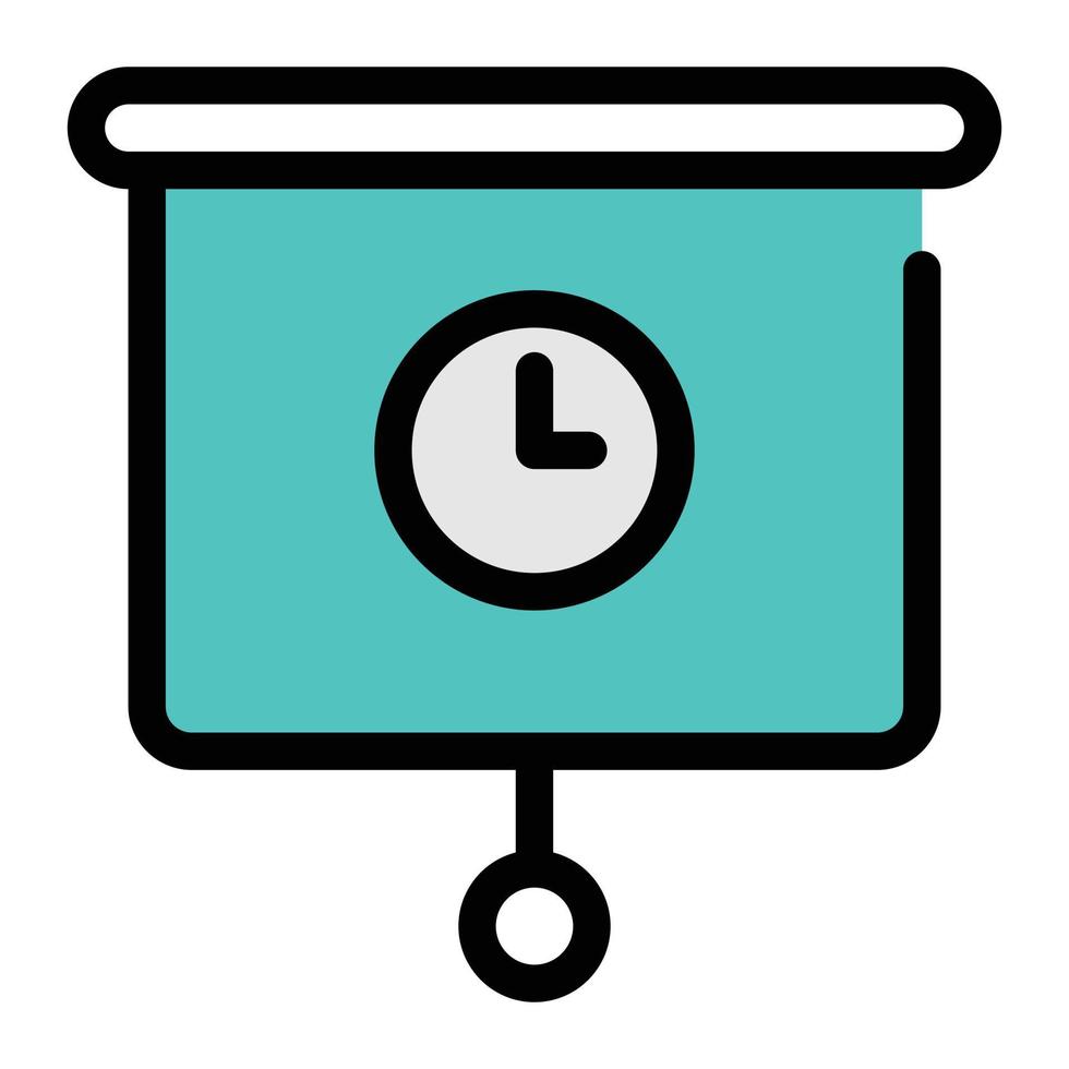 time board vector illustration on a background.Premium quality symbols.vector icons for concept and graphic design.