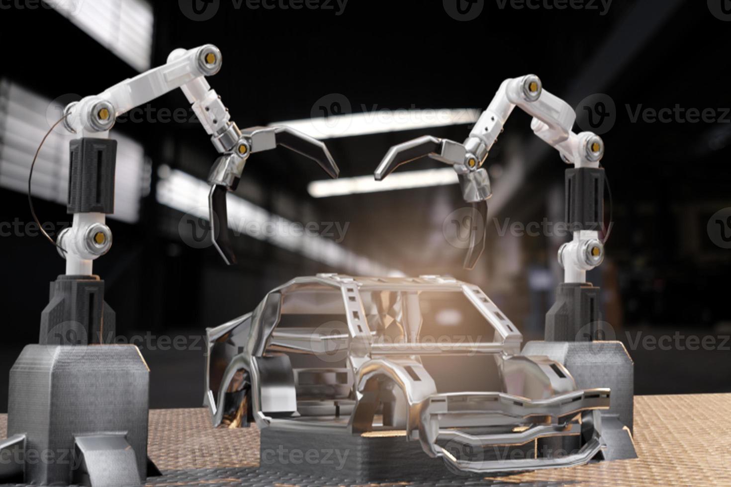 Object for metaverse virtual world  technology of future Robot cyber construction hand mechanical  under construction virtual world metaverse land future for sandbox VR technology coming soon 2022 photo