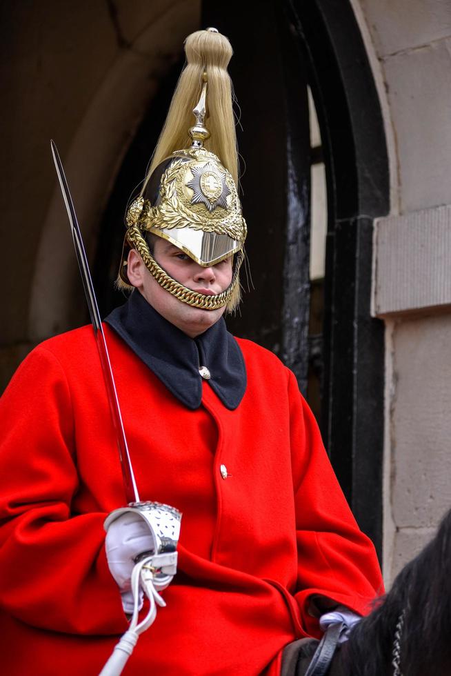 London, UK, 2013. Lifeguard of the Queens Household Cavalry photo