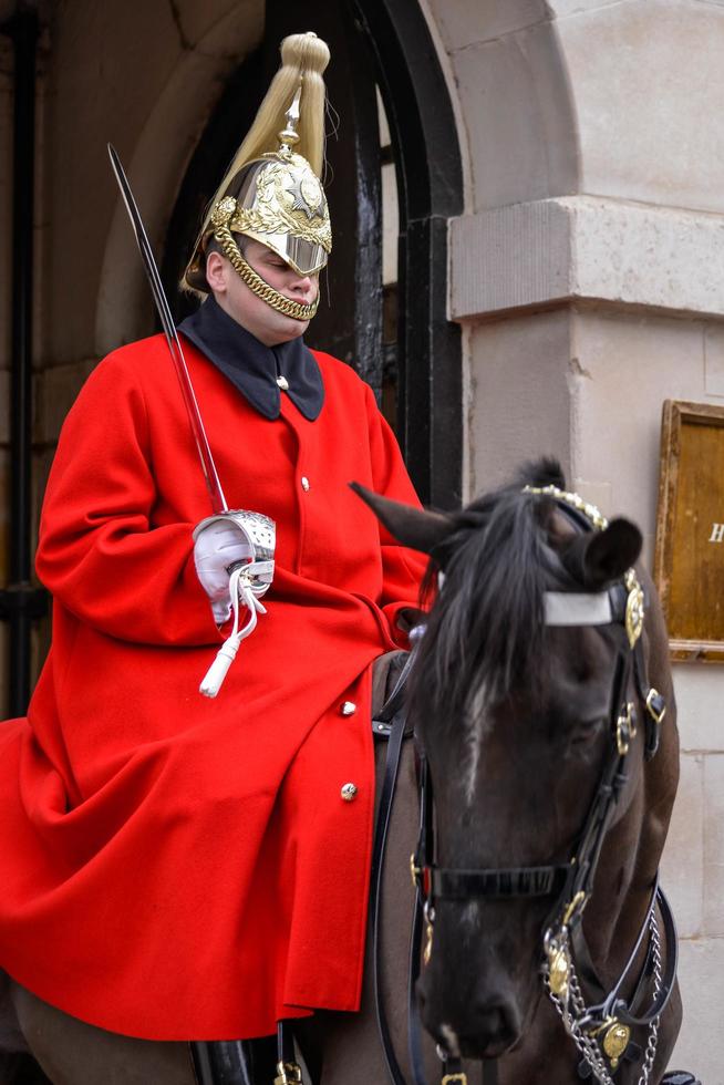 London, UK, 2013. Lifeguard of the Queens Household Cavalry photo