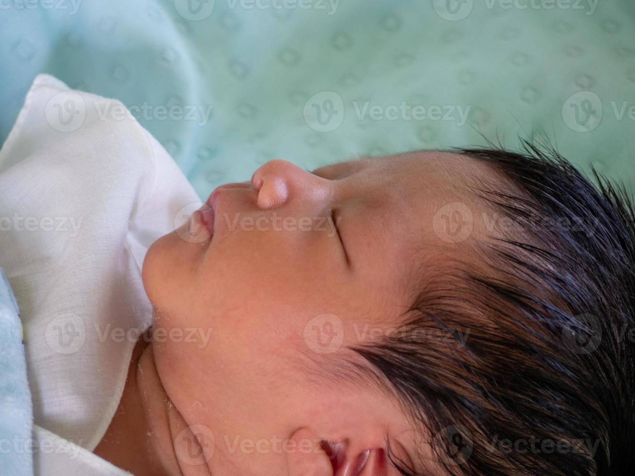 Baby and sleeping photo