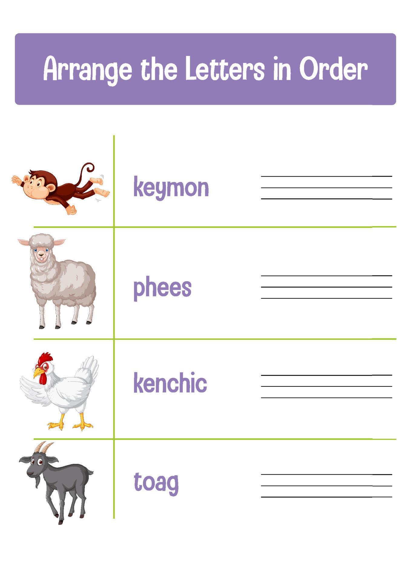 To rearrange. Make words from letters. по карточке лицо по алфавиту. Arrange the letters.