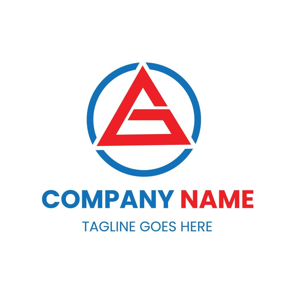 G letter logo design template vector