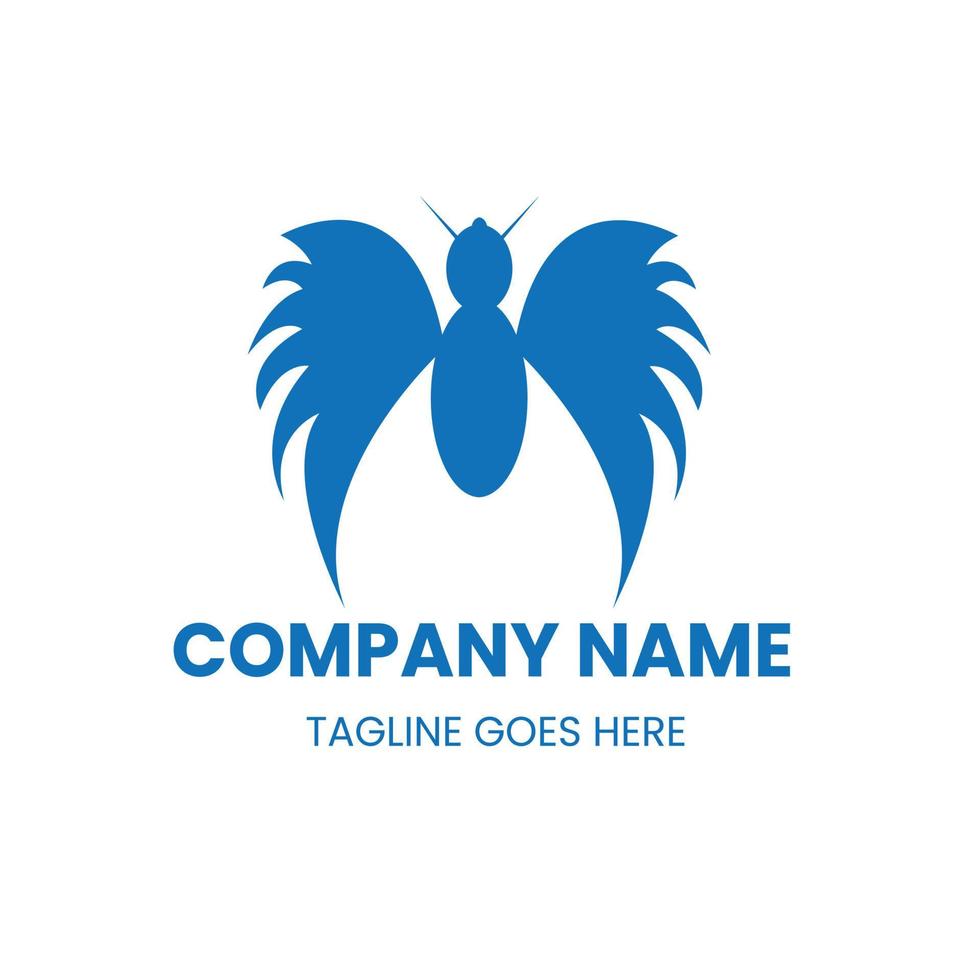 Butterfly logo vector  design template