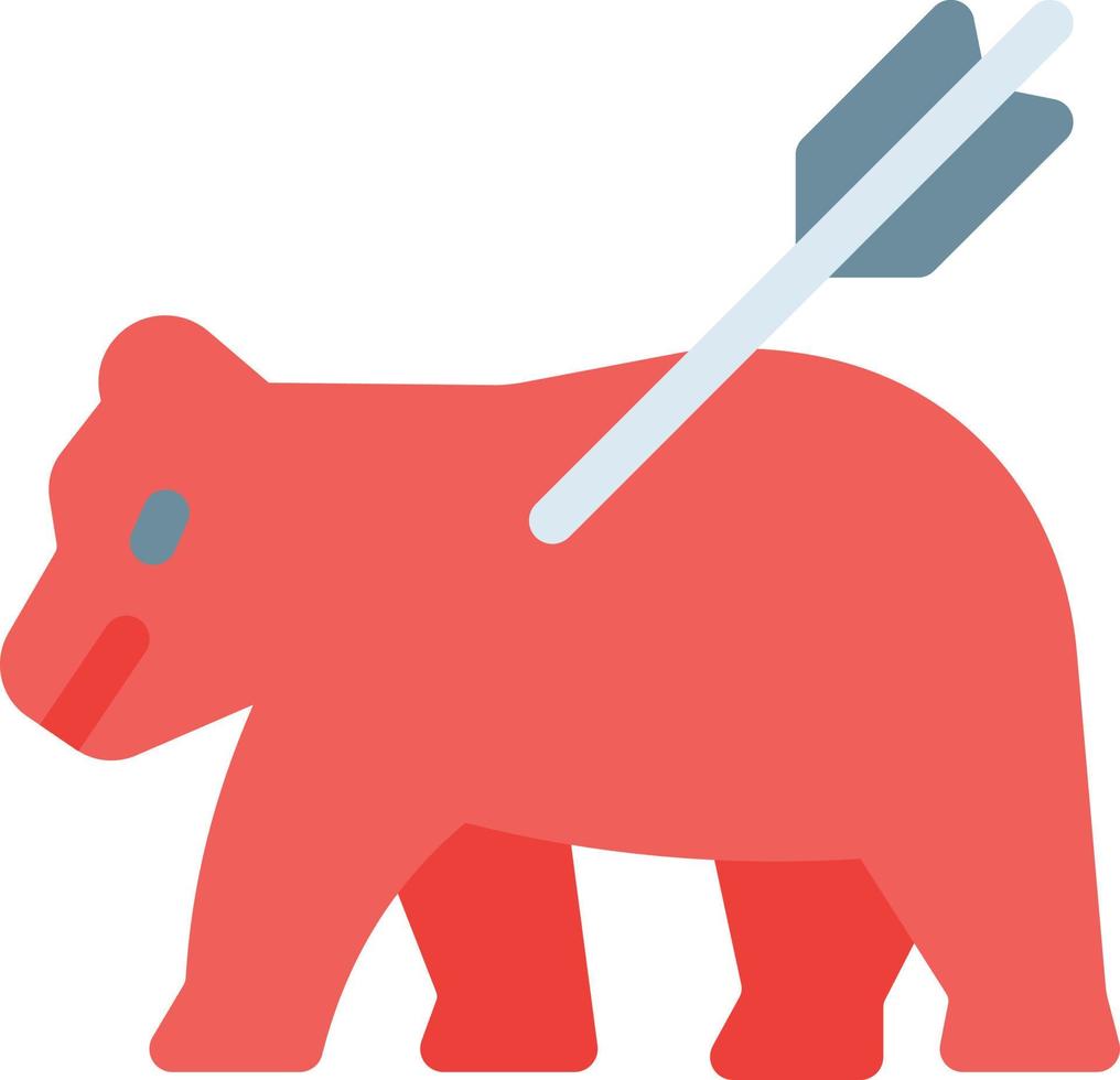 bear hunting vector illustration on a background.Premium quality symbols.vector icons for concept and graphic design.