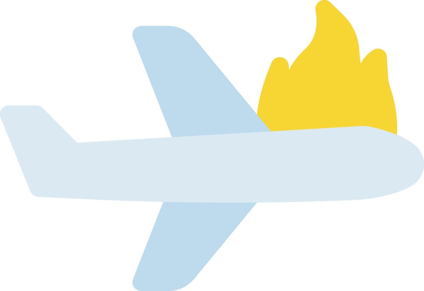plane fire vector illustration on a background.Premium quality symbols.vector icons for concept and graphic design.
